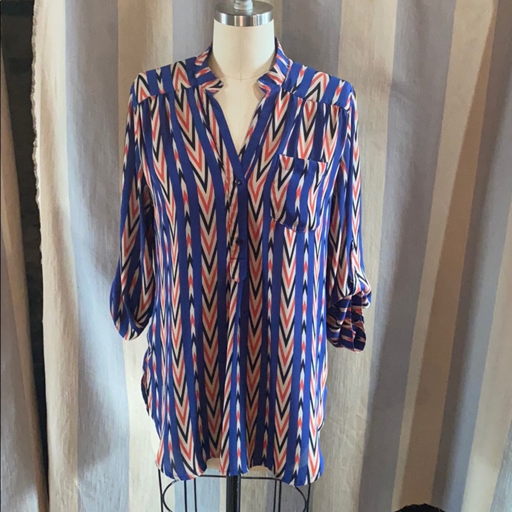 Fun 2 Fun chevron and stripe top